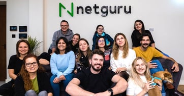 a group of Netguru employees in the office