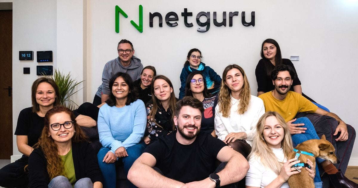 Picture of one of Netguru teams 