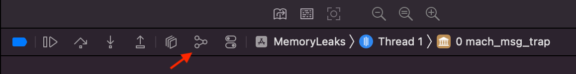 How to view a memory graph in XCode