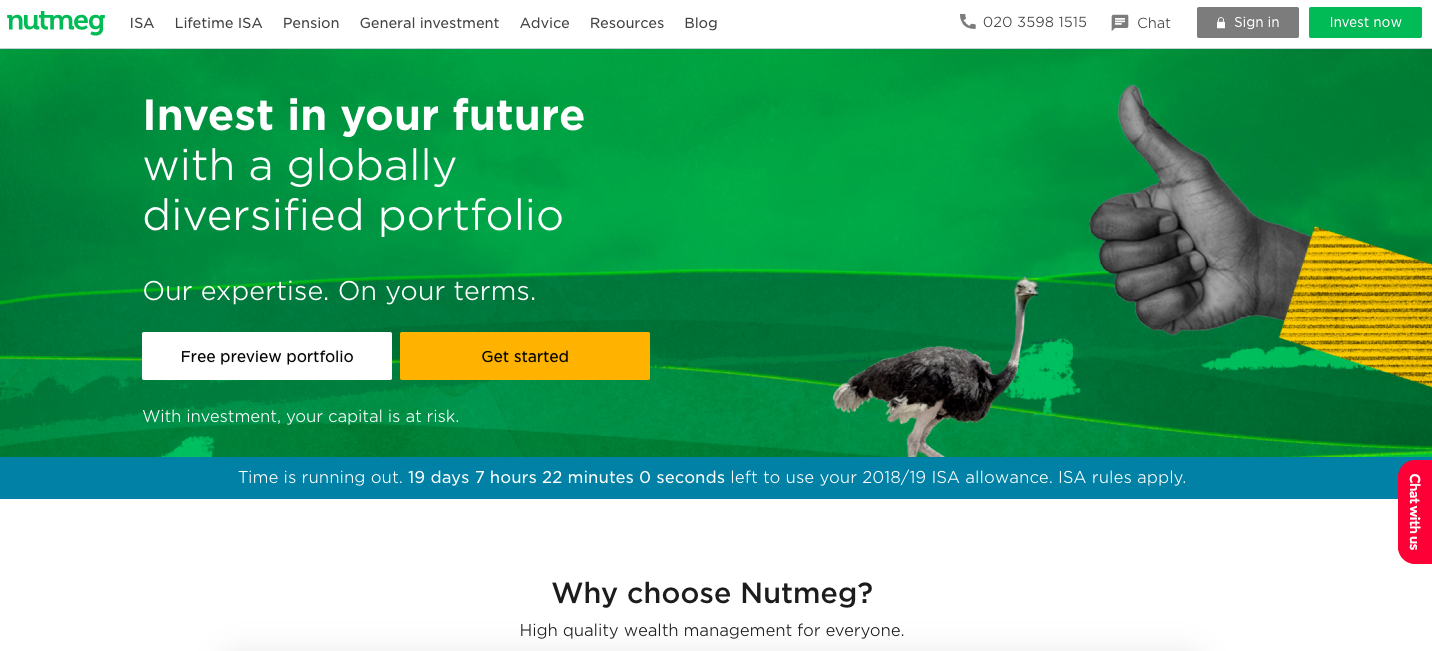 Nutmeg wealthtech