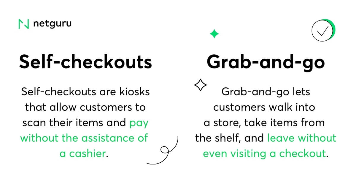 Selfcheckout vs Grabandgo