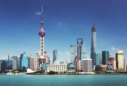 Shanghai skyline in sunny day, China-1