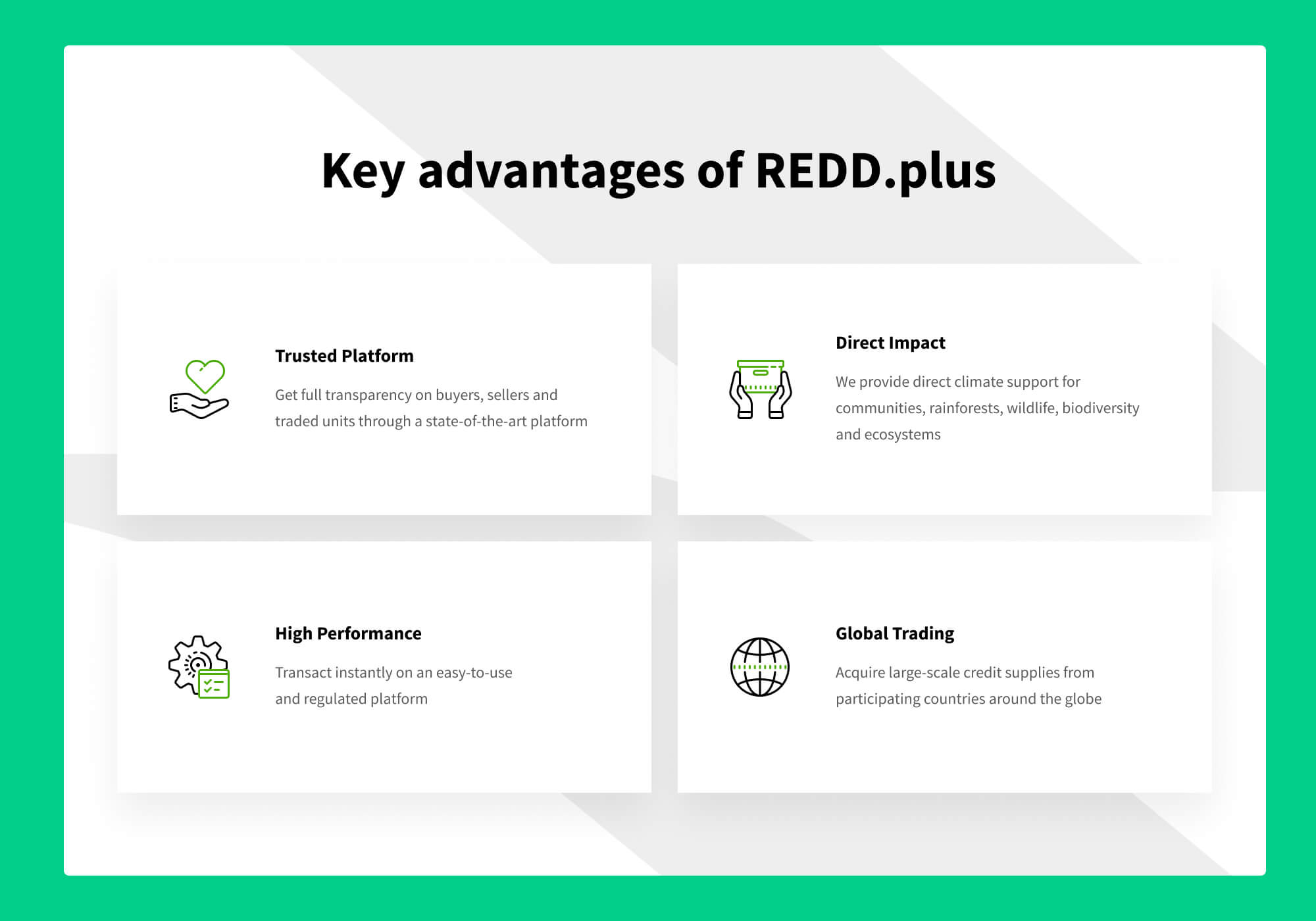 redd plus advantages