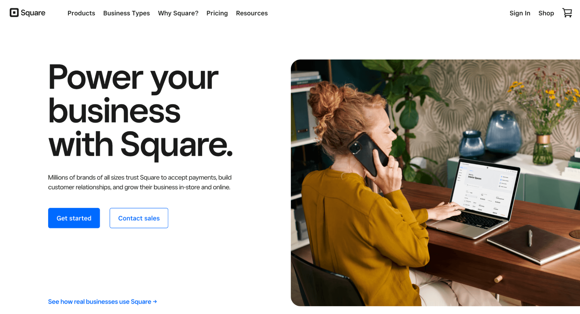 Square website