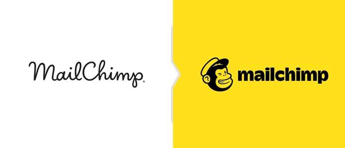 the new Malchimp’s logo as part of visual branding